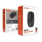 ماوس دوحالته دانگل دار و بلوتوث پرودو مدل Porodo 1600 DPI Wireless Mouse Dual Mode