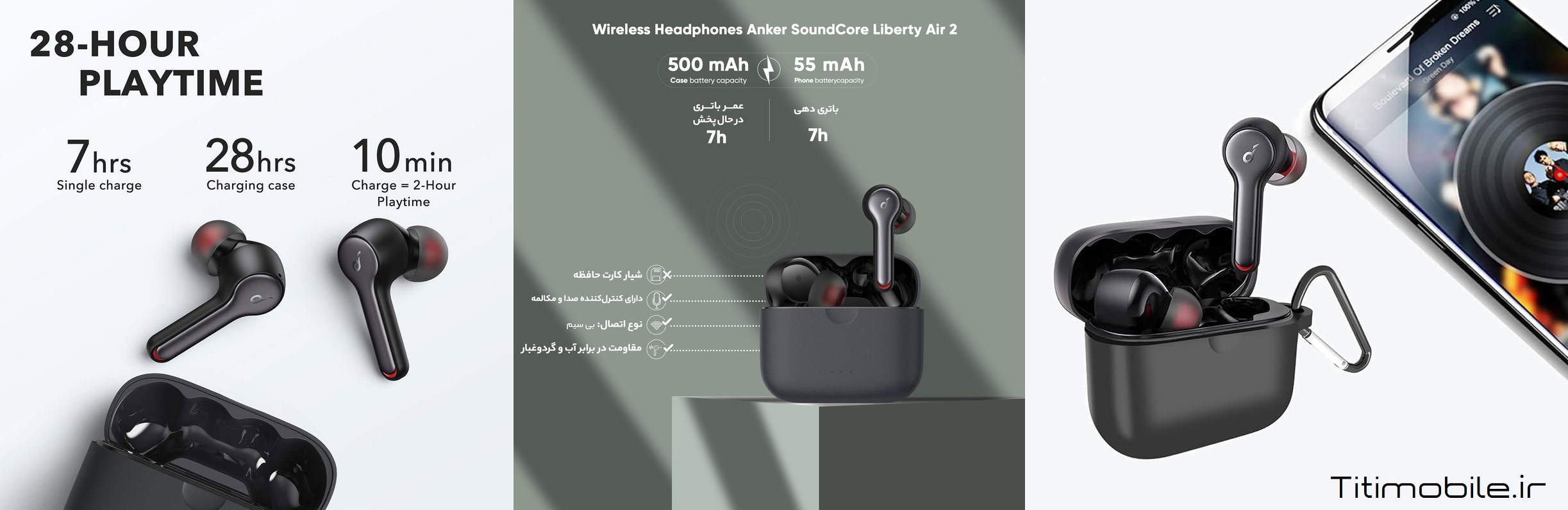 هندزفری بلوتوثی انکر مدل SoundCore Liberty Air 2