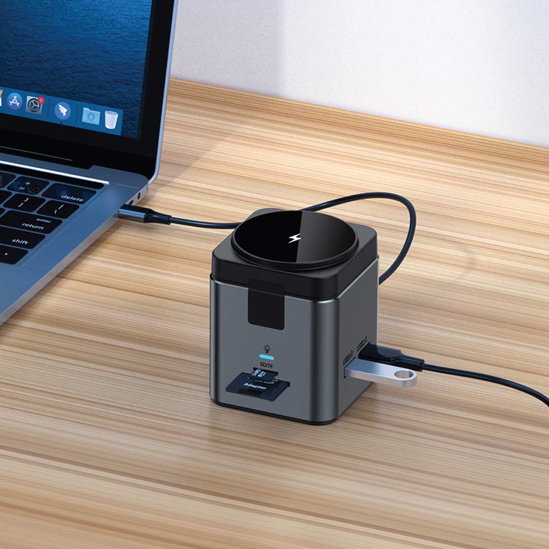 هاب و پایه شارژ 9 کاره گرین لاین مدل Hub Docking Station