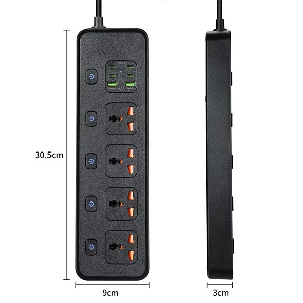 چندراهی برق و محافظ گرین لاین مدل Power socket PD30w