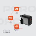 شارژر دیواری پرودو مدل Quick charger