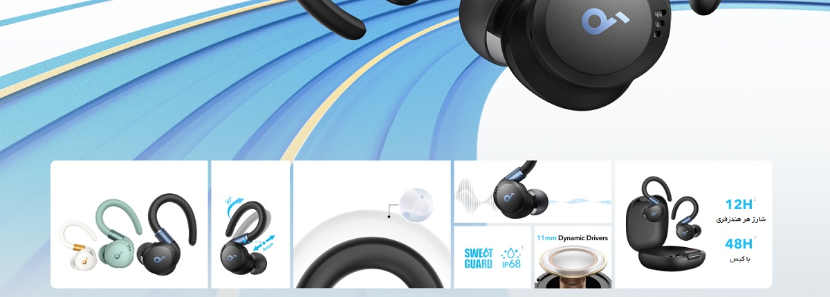 هندزفری بلوتوثی انکر مدل Soundcore Sport X20