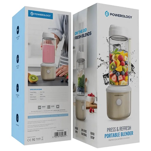 مخلوط‌کن و خُردکن قابل حمل پاورولوژی مدل Powerology Press & Refresh