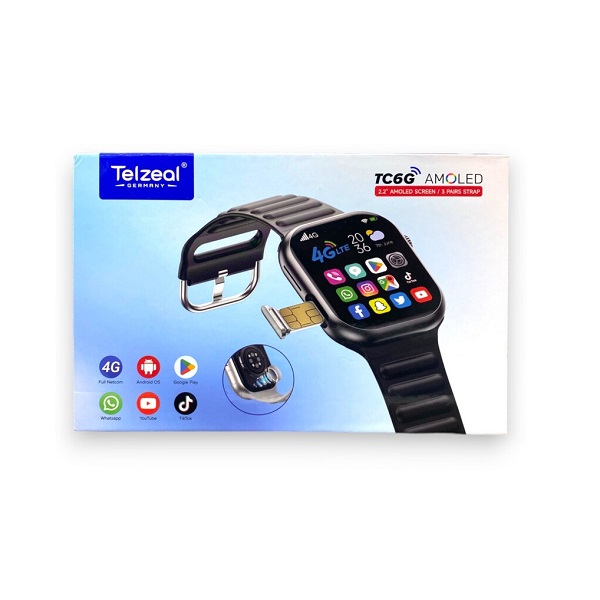 ساعت هوشمند سیم‌کارت‌خور Telzeal مدل TC6G