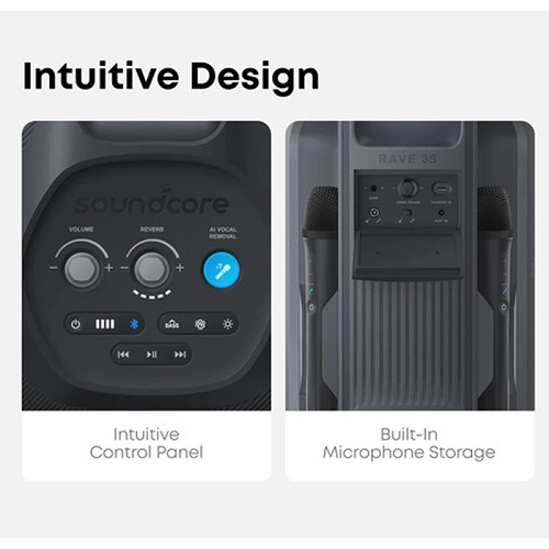 اسپیکر بلوتوثی انکر مدل Soundcore Rave 3S A31A3 بامیکروفون